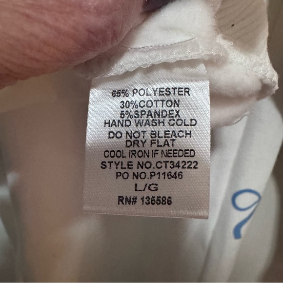 Main Strip - 2 piece/ white Sweatshirt & Pants with bow motif Top L, Pants M - Picture 14 of 16